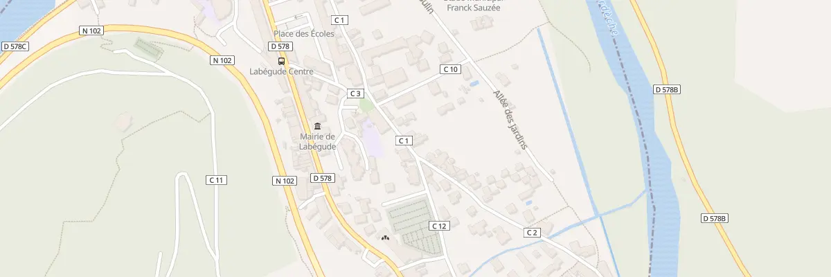 Plan du 5495 Basse Begude à Labégude
