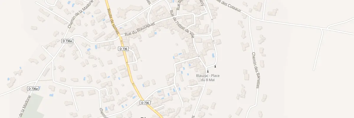 Plan du 5398 Rue du Canton à Blauzac