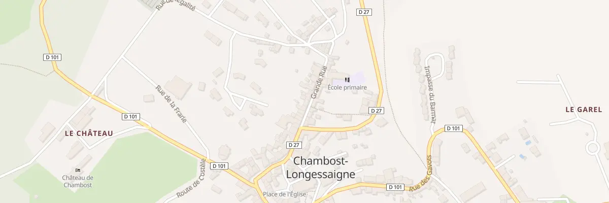 Plan du 37 Gr Grande Rue à Chambost-Longessaigne