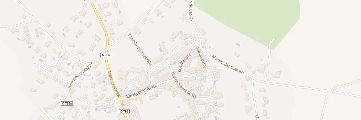Plan du 3 Rue Blanche à Blauzac