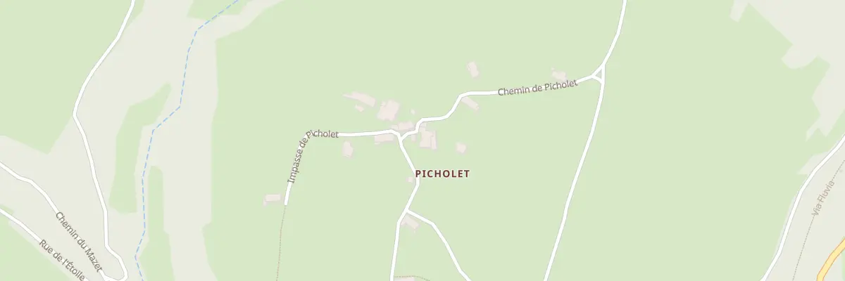 Plan du 698 Che de Picholet à Dunières