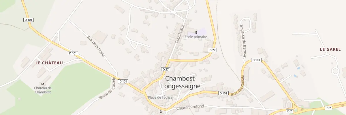 Plan du 5 Rte de Villecheneve à Chambost-Longessaigne