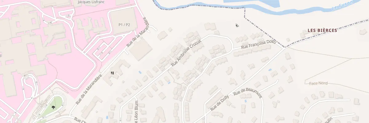 Plan du 84 Rue Ambroise Croizat à Saint-Priest-en-Jarez
