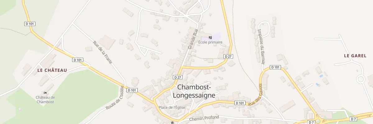 Plan du 10 Gr Grande Rue à Chambost-Longessaigne