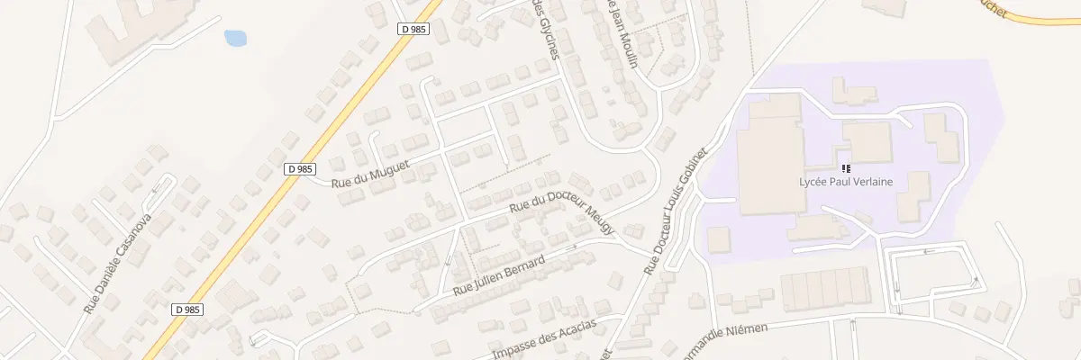 Plan du 12 Rue du Docteur Meugy à Rethel