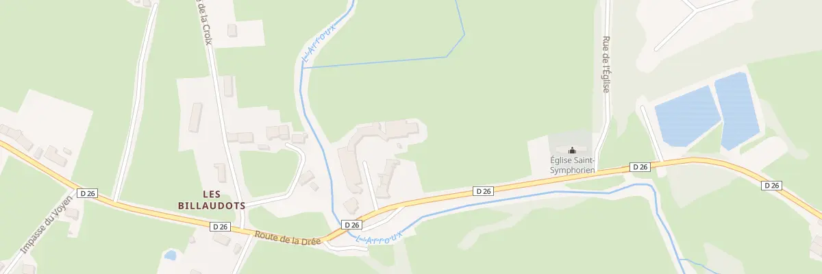 Plan du 4 Cour du Moulin à Igornay