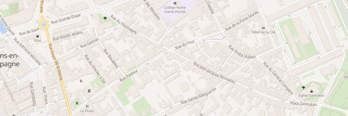Plan du 4 Rue Jean-Jacques Rousseau à Châlons-en-Champagne