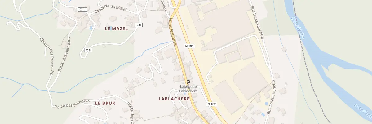 Plan du 145 Rte Nationale à Labégude