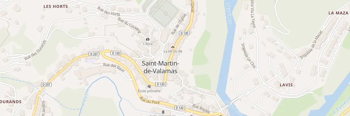 Plan du 40 Rue du Garail à Saint-Martin-de-Valamas