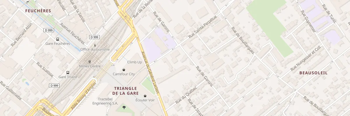 Plan du 4 Rue Sainte-Perpétue à Nîmes