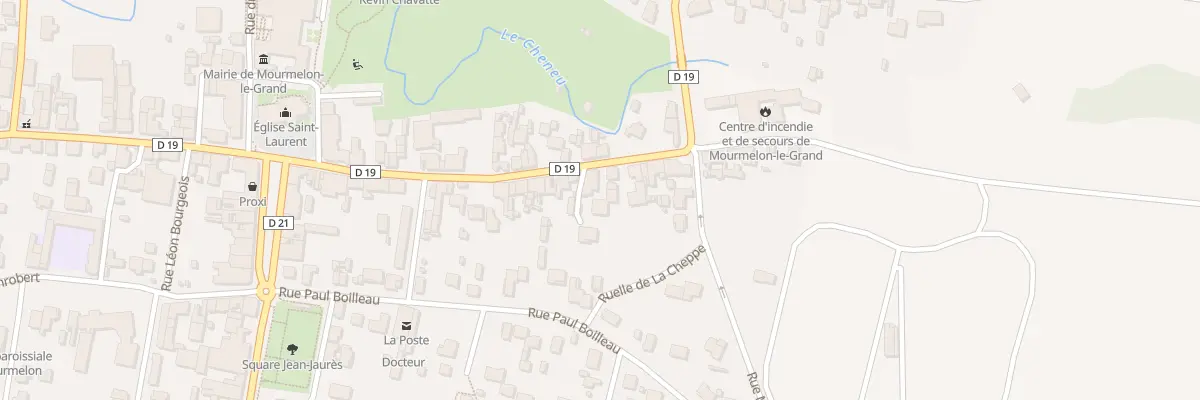 Plan du 38 Rue Thiers à Mourmelon-le-Grand