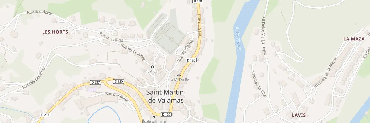 Plan du 101 Rue du Garail à Saint-Martin-de-Valamas