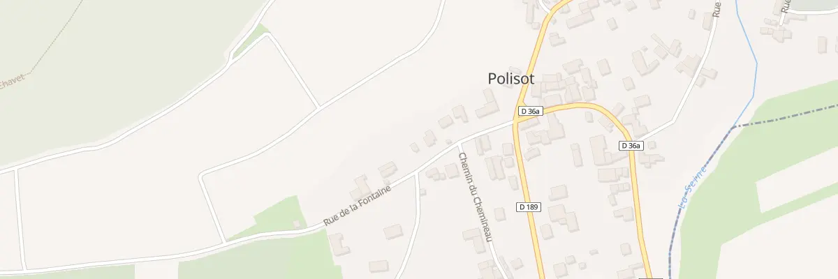 Plan du 8 Rue de la Fontaine à Polisot
