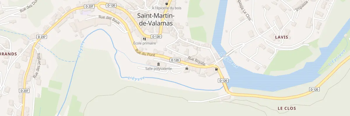 Plan du 5391 Rue du Pont à Saint-Martin-de-Valamas