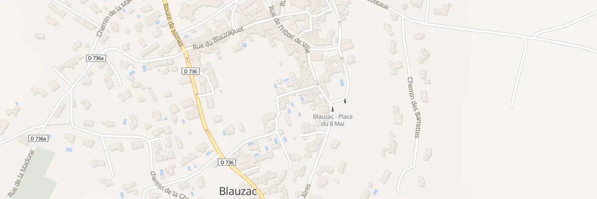 Plan du 5399 Rue du Canton à Blauzac