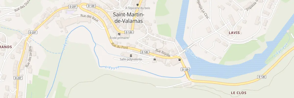 Plan du 160 Rue Royale à Saint-Martin-de-Valamas