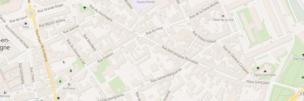 Plan du 16 Rue Jean-Jacques Rousseau à Châlons-en-Champagne