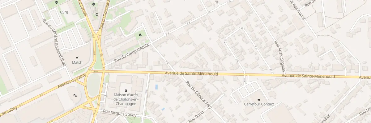 Plan du 29 Av de Sainte-Ménehould à Châlons-en-Champagne
