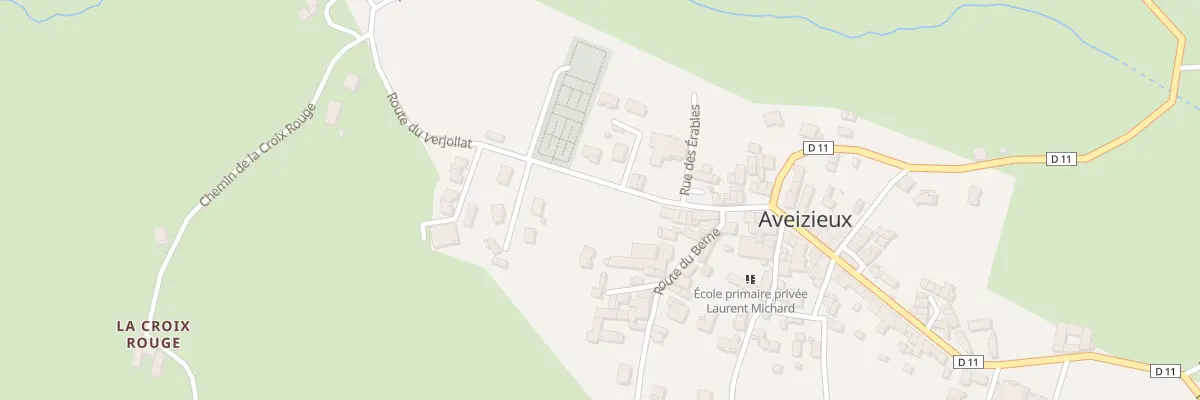 Plan du 9B Rte du Verjollat à Aveizieux