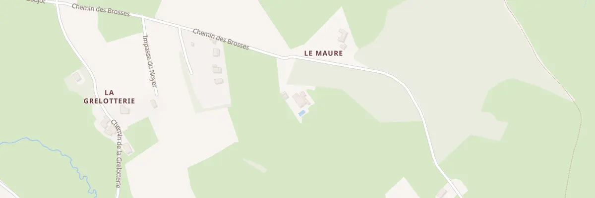 Plan du 885 Che des Brosses à Ronno
