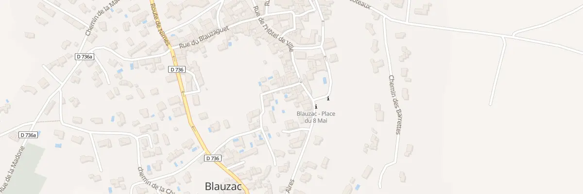 Plan du 5107 Rue du Canton à Blauzac