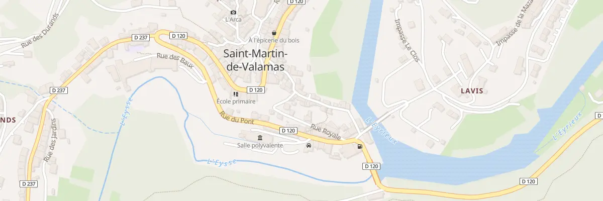 Plan du 5334 Rue Royale à Saint-Martin-de-Valamas