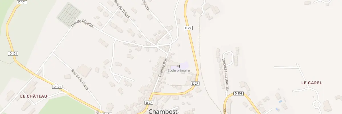 Plan du 116 Grande Rue à Chambost-Longessaigne