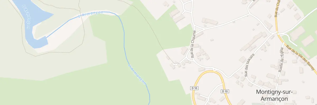 Plan du 5026A La Chaume à Montigny-sur-Armançon