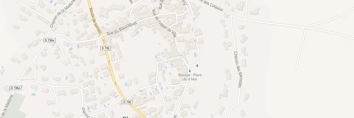 Plan du 25 Rue du Canton à Blauzac