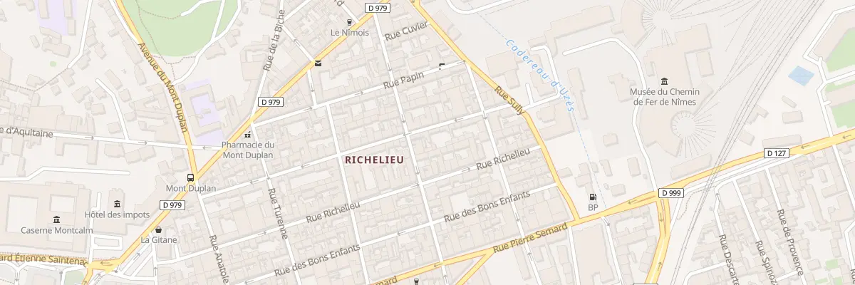 Plan du 26 Rue Flamande à Nîmes