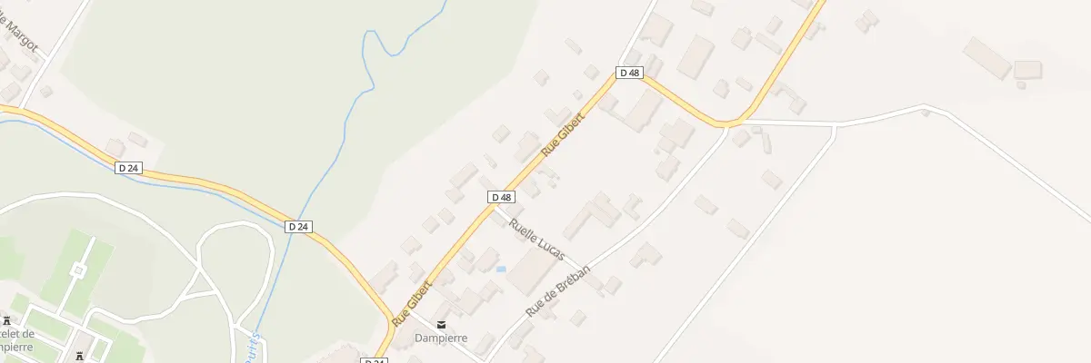 Plan du 22 Rue Gibert à Dampierre