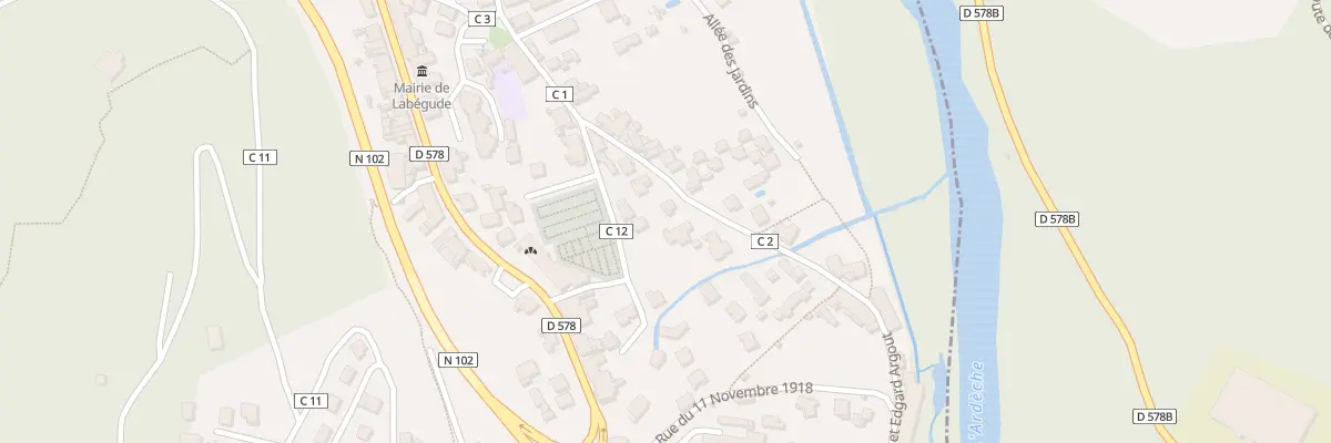 Plan du 5516 Basse Begude à Labégude