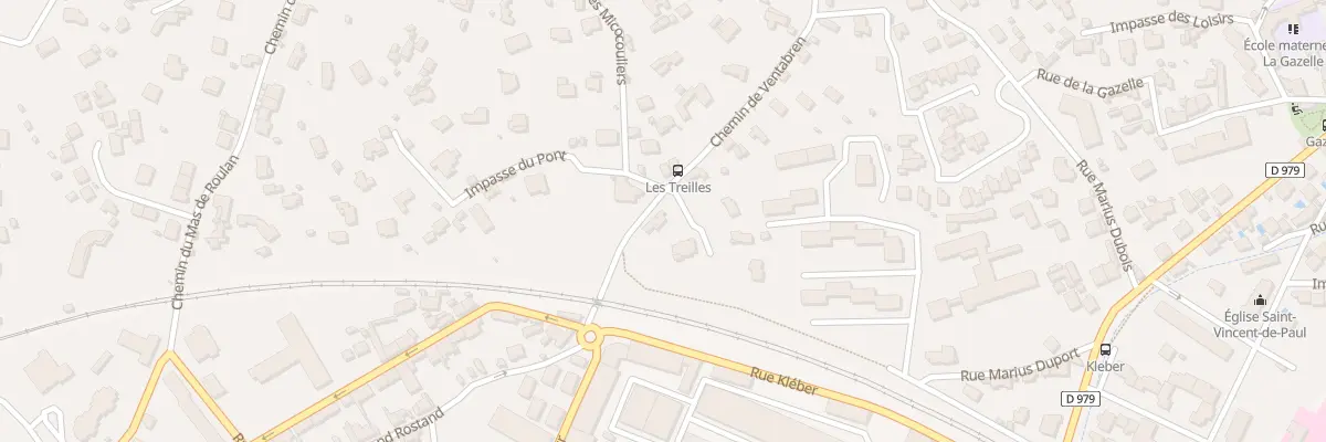 Plan du 2 Che de Ventabren à Nîmes