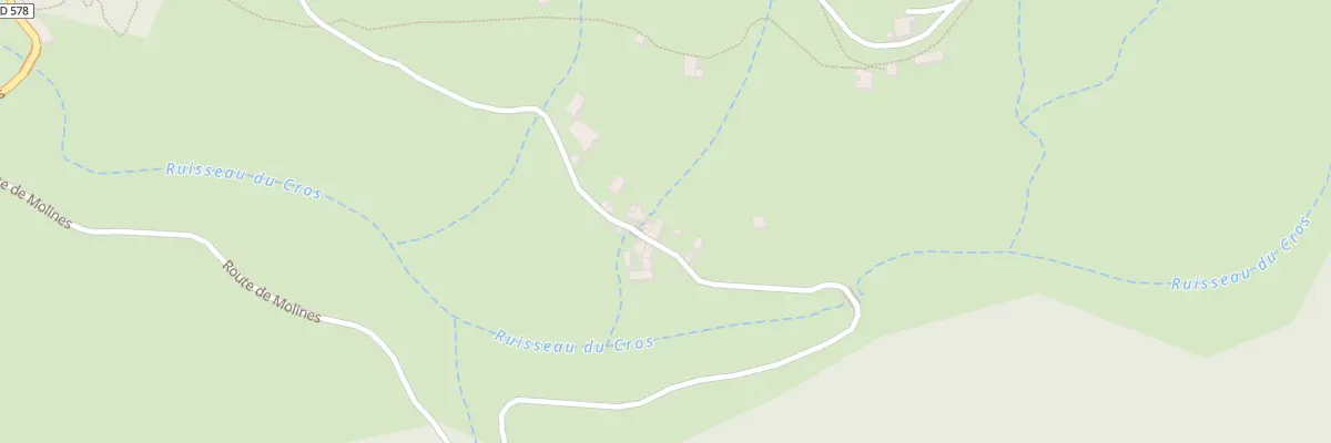 Plan du 5221 Le Cros à Dornas