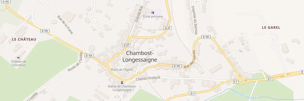 Plan du 92 Imp des Jardins à Chambost-Longessaigne