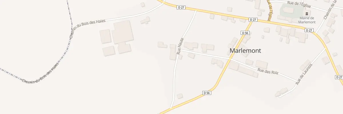 Plan du 15 Rue Haute à Marlemont