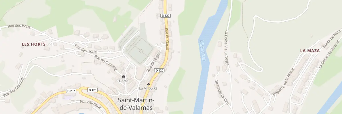 Plan du 160 Rue du Garail à Saint-Martin-de-Valamas