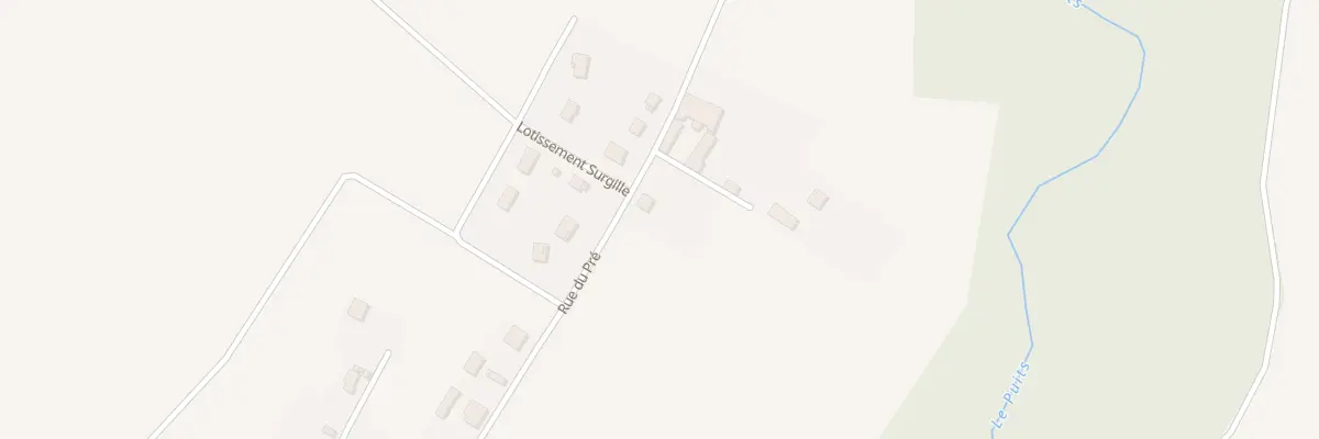 Plan du 85A Le Village à Dampierre