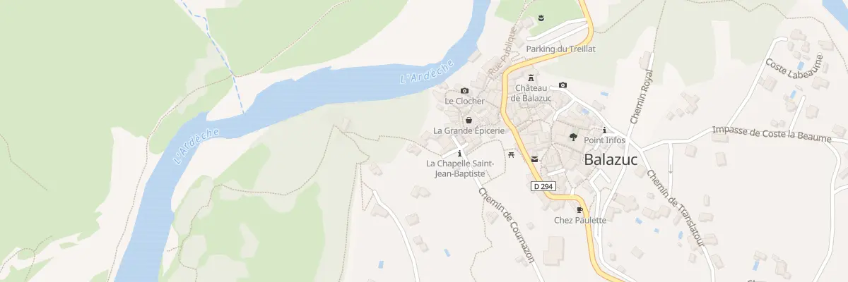 Plan du 52 Rle de Chammaux à Balazuc