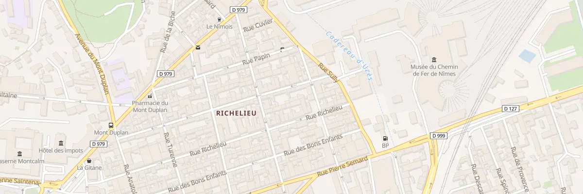 Plan du 32 Rue Flamande à Nîmes