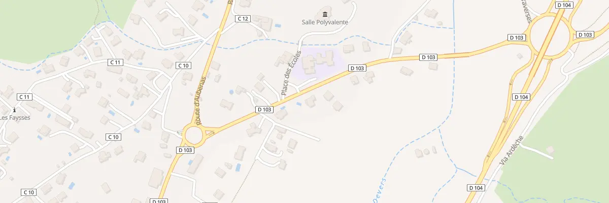 Plan du 190 Rte de Saint Sernin à Lachapelle-sous-Aubenas