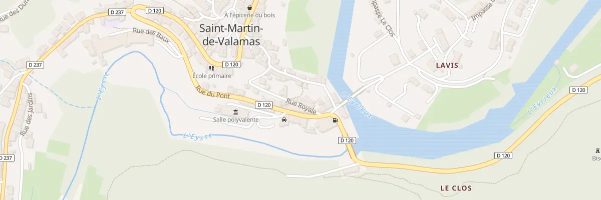 Plan du 215 Rue Royale à Saint-Martin-de-Valamas