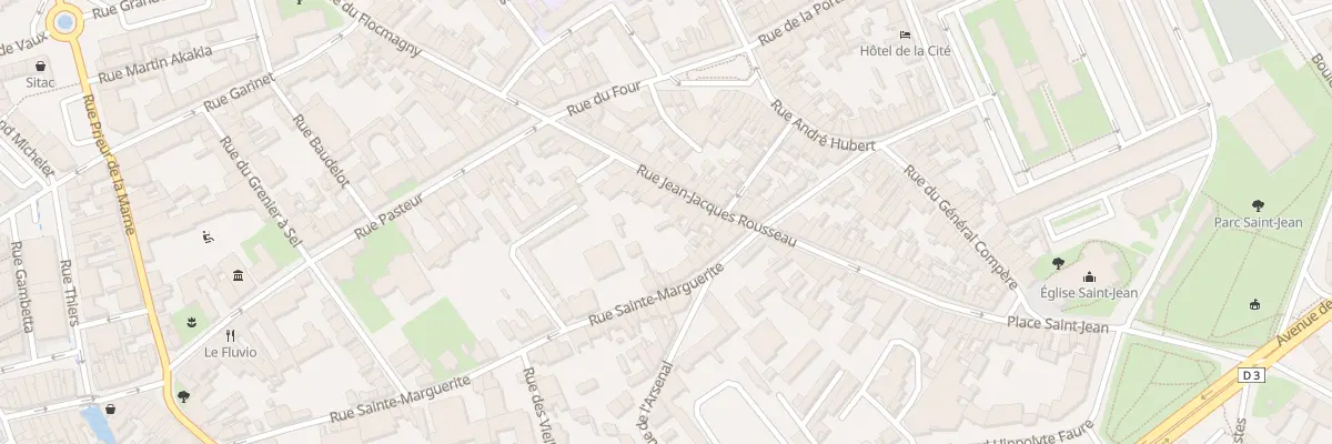 Plan du 30 Rue Jean-Jacques Rousseau à Châlons-en-Champagne