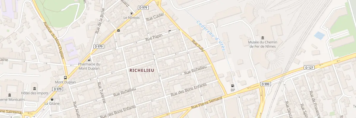 Plan du 34 Rue Flamande à Nîmes