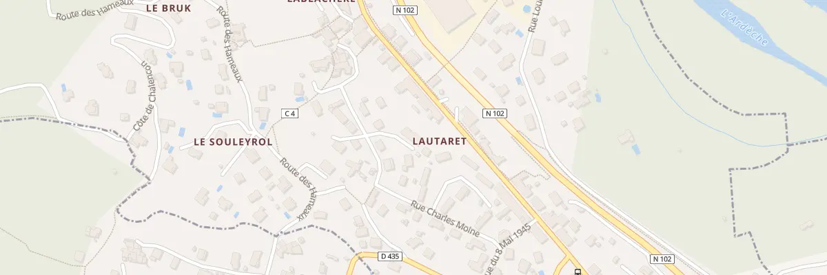 Plan du 9B Rue Charles Moine à Labégude