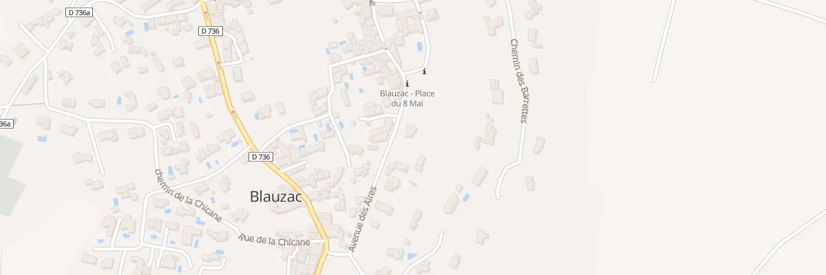 Plan du 5097 Av des Aires à Blauzac