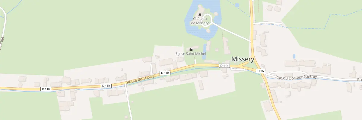 Plan du 2 Rte de Thoisy (missery) à Missery