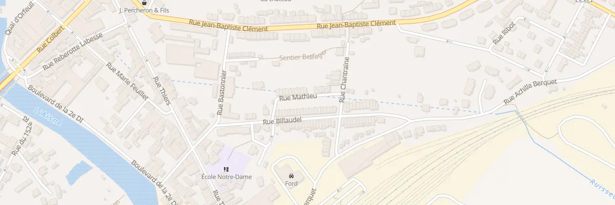 Plan du 48 Rue Billaudel à Rethel