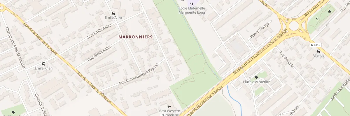 Plan du 23 Rue Parmentier à Nîmes