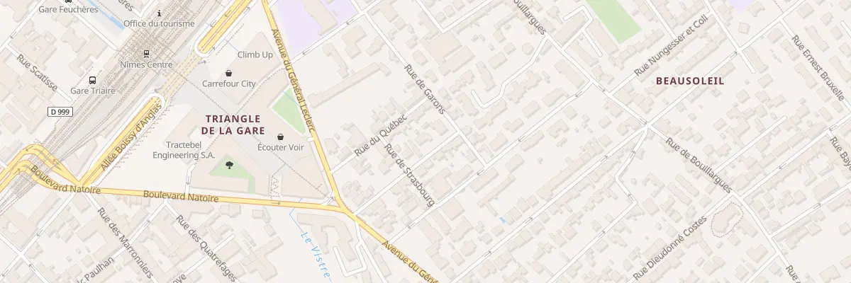 Plan du 11B Rue de Liège à Nîmes